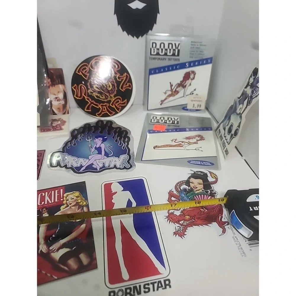 Adult 18+ Sticker Collection Lot of 20 Some From Hot Topic Spencers